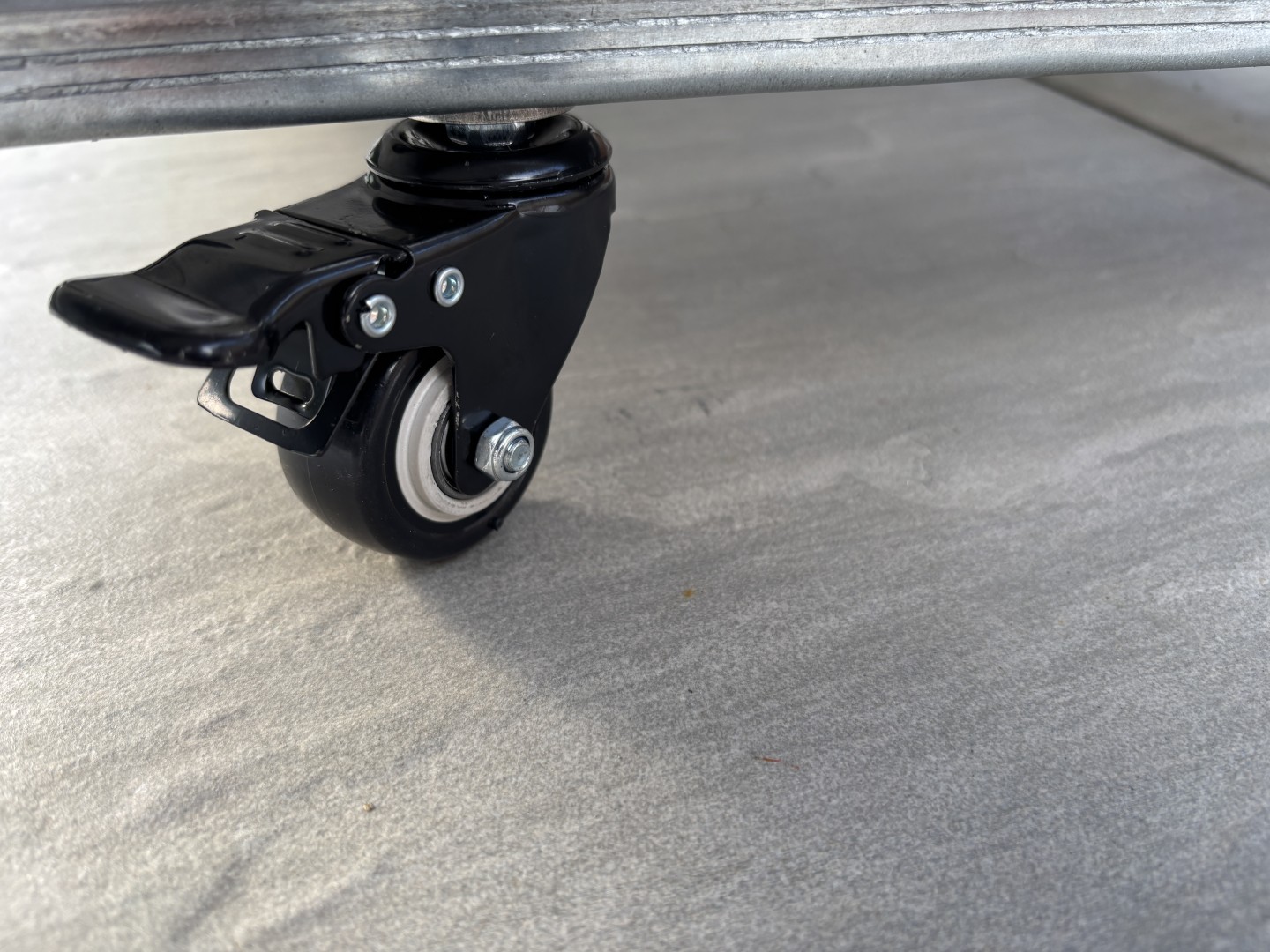 Ground solar panel mount wheel option
